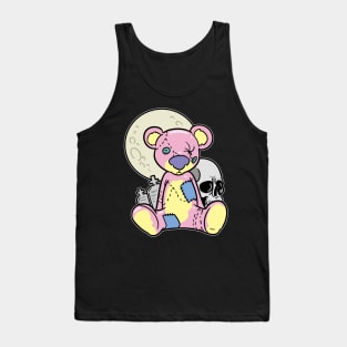 Pastel Goth Voodoo Doll Teddy Bear Kawaii Tank Top